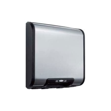 Bobrick Bobrick TrimLine Automatic Surface Mount Hand Dryer, ADA Compliant, Black Stainless, 115V B-7128 115V